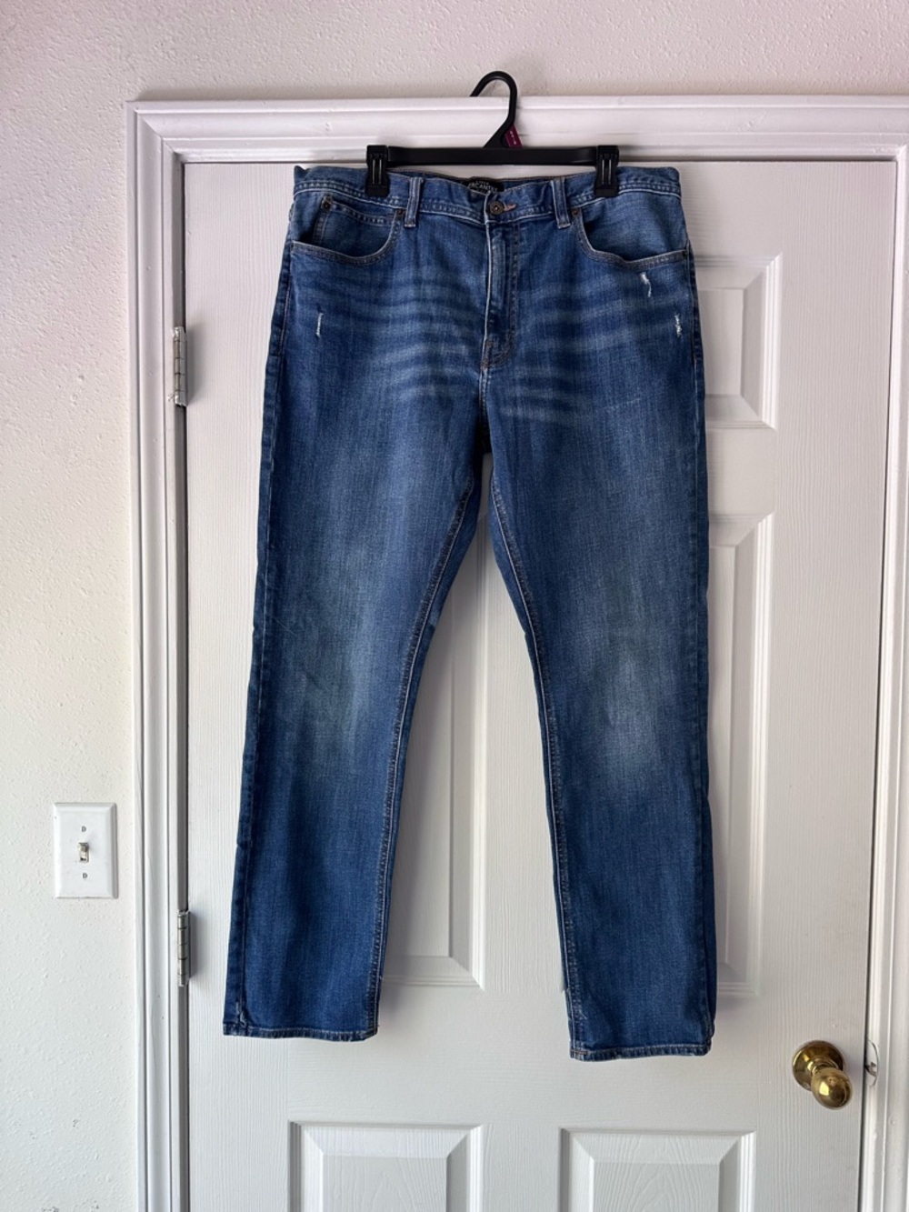 J. Crew Men's Straight-Leg Medium Blue Jeans